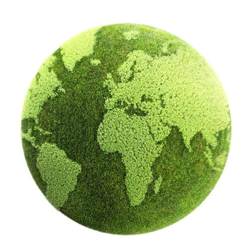 Green earth icon